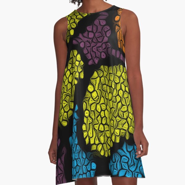 The Colour Mask A-Line Dress