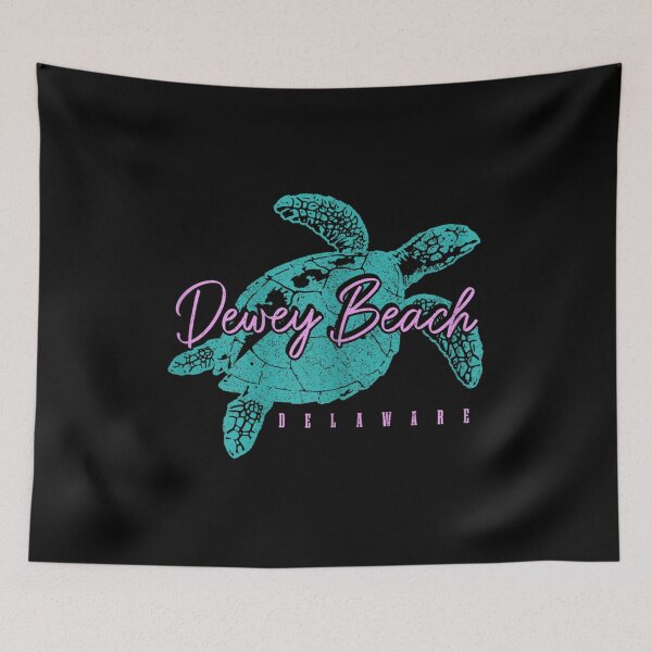 Item preview, Dewey Beach Delaware Sea Turtle Surfer Diving Vintage designed and sold by Tobiasforslund.