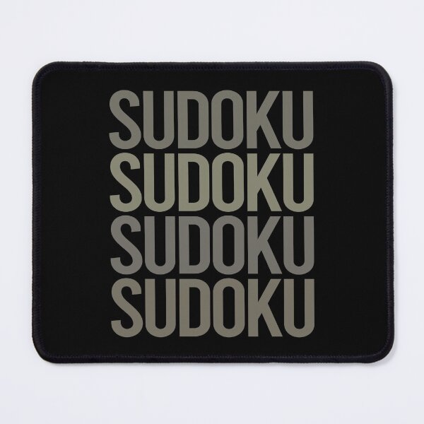Item preview, Gray Text Art Sudoku designed and sold by StoreCalamity.