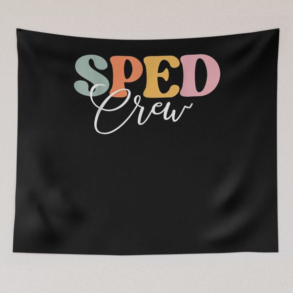 Item preview, Sped Crew Retro Groovy Vintage Happy First Day Of School  designed and sold by andrewbashfordb.
