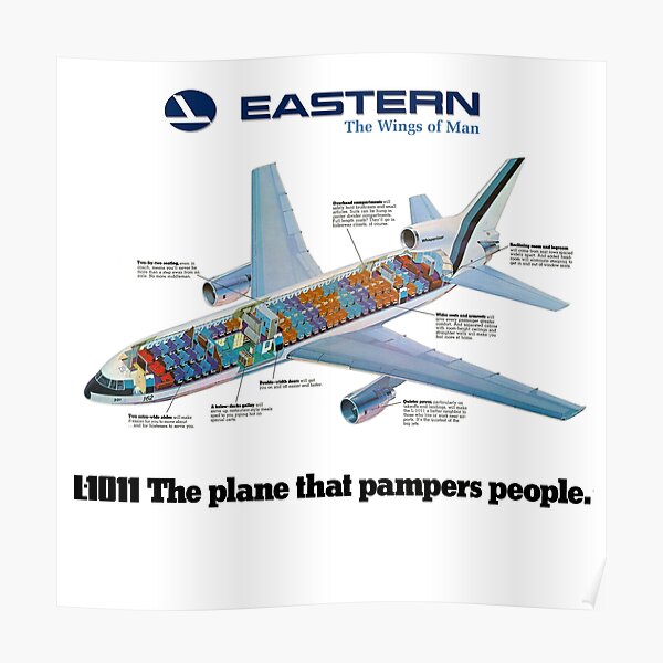 EASTERN AIRLINES L1011 Poster