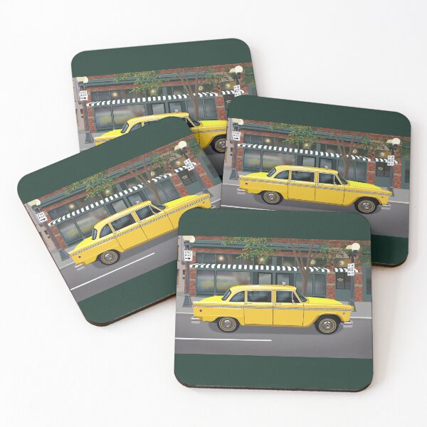 Item preview, Yellow Taxicab in Seattle designed and sold by Scat the cat.