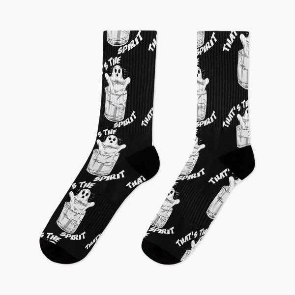 Item preview, Thats The Spirit Booze Halloween Ghost designed and sold by TheInkElephant.