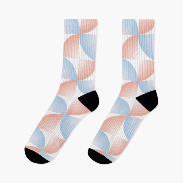 Item preview, Pastel colors wave geometric abstract design designed and sold by Dorvidesign Shop.