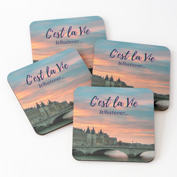 Item preview, This is life - popular french quotes theme gifts designed and sold by RebelliousRosee.