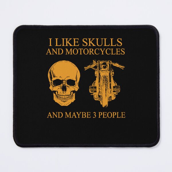 Item preview, I like skulls and motorcycle and maybe 3 people biker great cool motorcycle retro vintage designed and sold by elizabethdawnn.