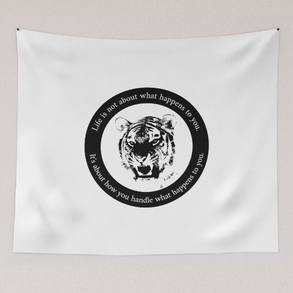 Item preview, Inspirational Saying Tiger Motivation Mindset designed and sold by CreatDifference.