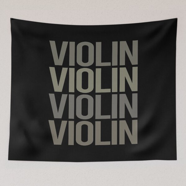 Item preview, Gray Text Art Violin designed and sold by StoreCalamity.