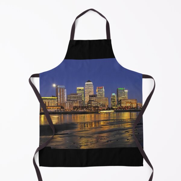 Item preview, River Thames flowing past Canary Wharf designed and sold by twixt-two-wheels.