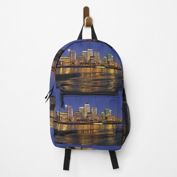 Item preview, River Thames flowing past Canary Wharf designed and sold by twixt-two-wheels.