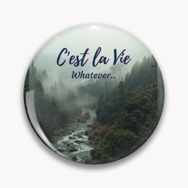 Item preview, This is life - popular french quotes theme gifts designed and sold by RebelliousRosee.