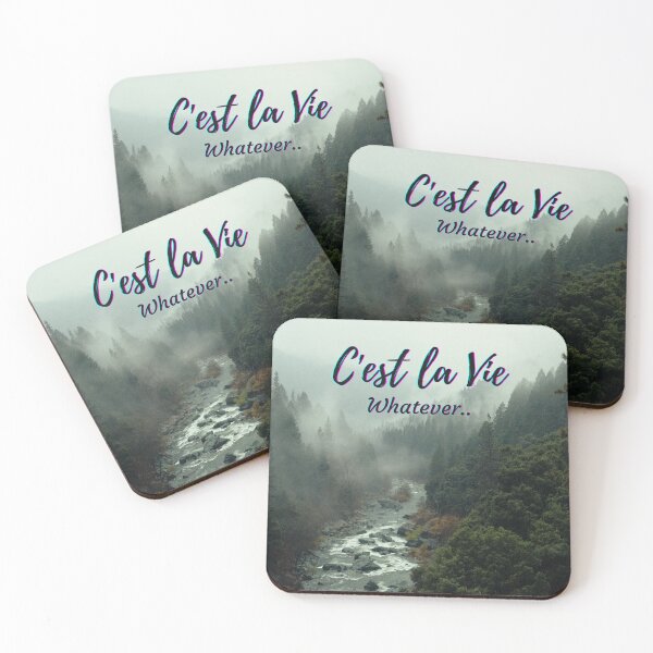 Item preview, This is life - popular french quotes theme gifts designed and sold by RebelliousRosee.