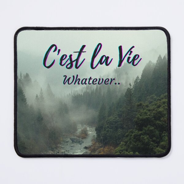 Item preview, This is life - popular french quotes theme gifts designed and sold by RebelliousRosee.