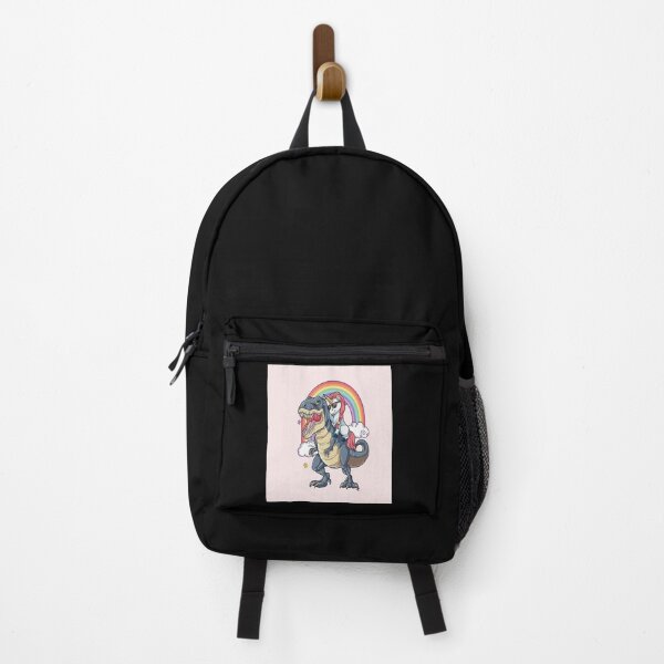 Item preview, Unicornasaurus Rex In A Field Of Unicorn Rainbow Color Pink designed and sold by HildegardBusch.