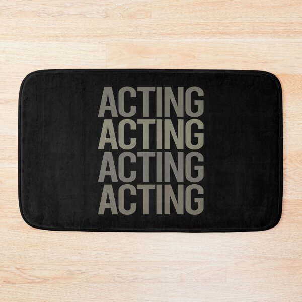 Artikelvorschau, Grey Text Art Acting Actor Actress entworfen und verkauft von StoreCalamity.