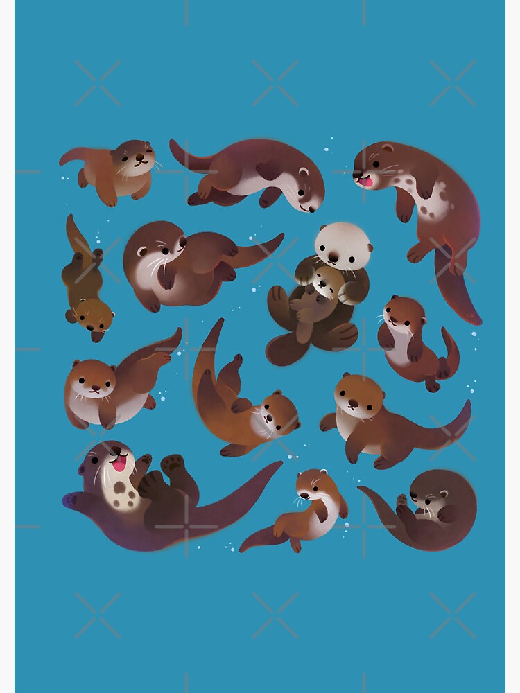 Thumbnail 3 of 3, Journal, Otter designed and sold by pikaole.