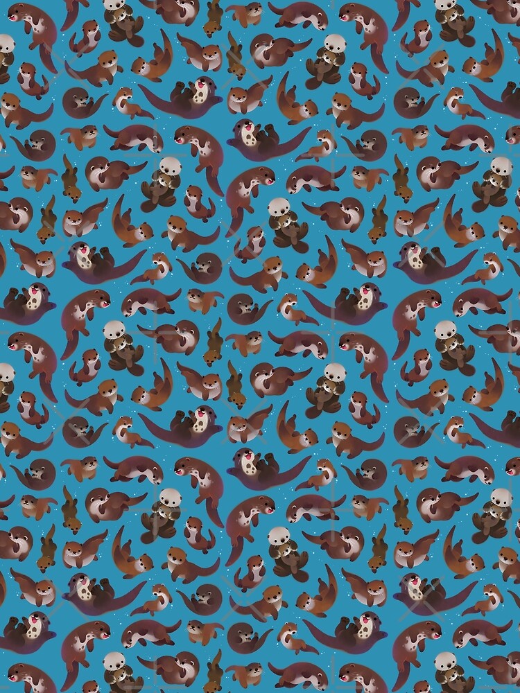 Thumbnail 3 of 3, Scarf, Otter designed and sold by pikaole.