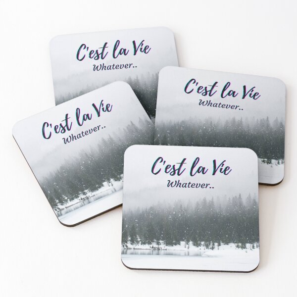 Item preview, This is life - popular french quotes theme gifts designed and sold by RebelliousRosee.