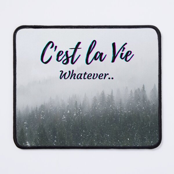 Item preview, This is life - popular french quotes theme gifts designed and sold by RebelliousRosee.