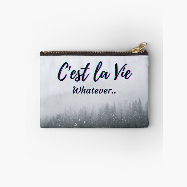 Item preview, This is life - popular french quotes theme gifts designed and sold by RebelliousRosee.