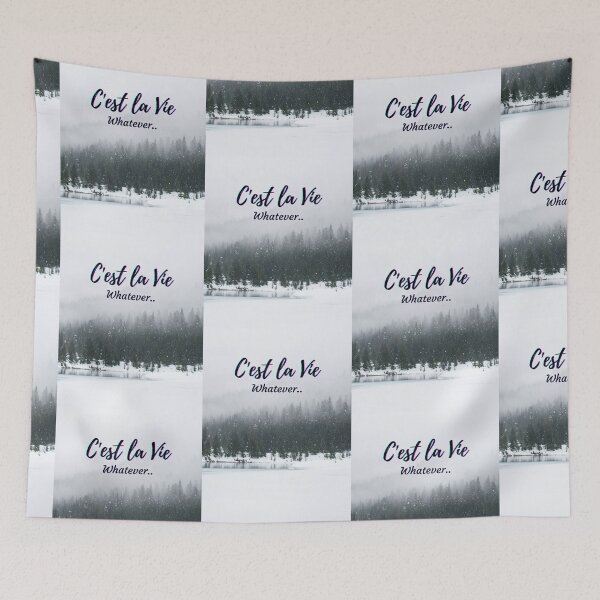 Item preview, This is life - popular french quotes theme gifts designed and sold by RebelliousRosee.