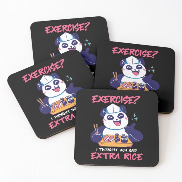 Item preview, Panda Sushi Zookeeper Japanese Funny Fitness Food Rice Lover designed and sold by DoSt-997.