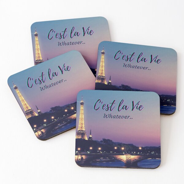 Item preview, This is life - popular french quotes theme gifts designed and sold by RebelliousRosee.