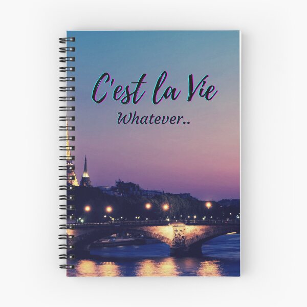 Item preview, This is life - popular french quotes theme gifts designed and sold by RebelliousRosee.