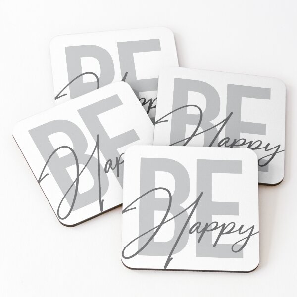Item preview, Modern, simple, cool, trendy typography of Be Happy designed and sold by theendup.