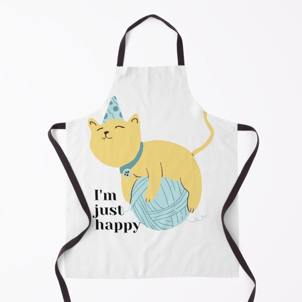 Item preview, I'm just happy cat design designed and sold by Fatbread.