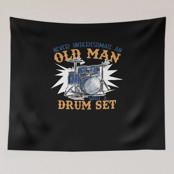 Item preview, Drum Set Man Drummer Uncle Funny Musician Dad Grandpa designed and sold by DoSt-997.