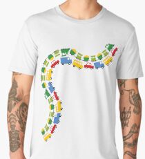 Boys Toys | Cars Trains Buses Trucks Fun Transport Men's Premium T-Shirt