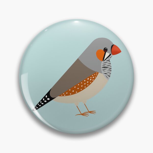 Item preview, Minimal zebra finch illustration designed and sold by Milanicole.