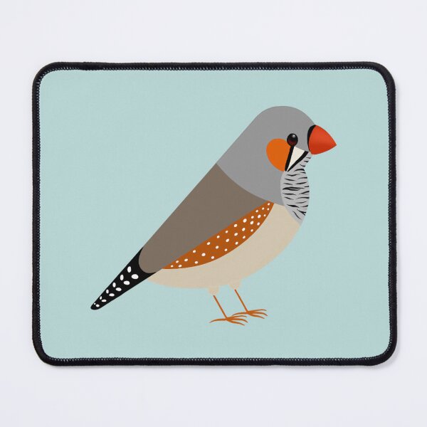 Item preview, Minimal zebra finch illustration designed and sold by Milanicole.