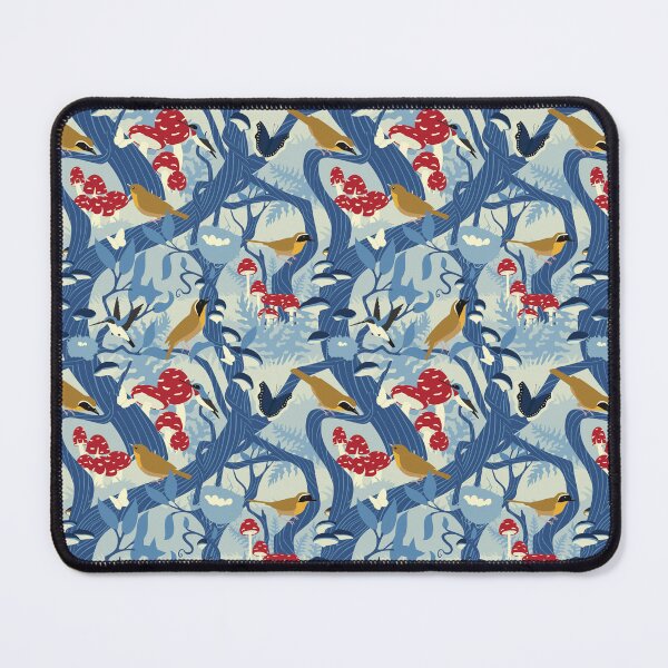 Item preview, North American Forest Pattern (Blues) designed and sold by JadaFitch.