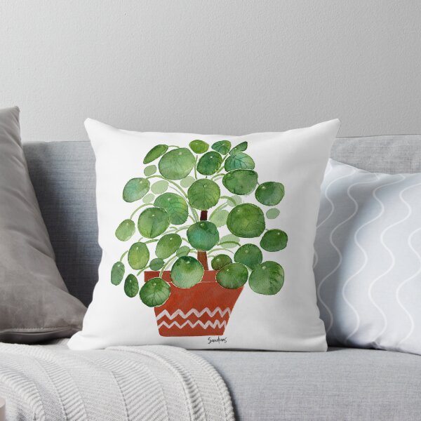Item preview, Pilea plant in pot designed and sold by SandraArtStudio.