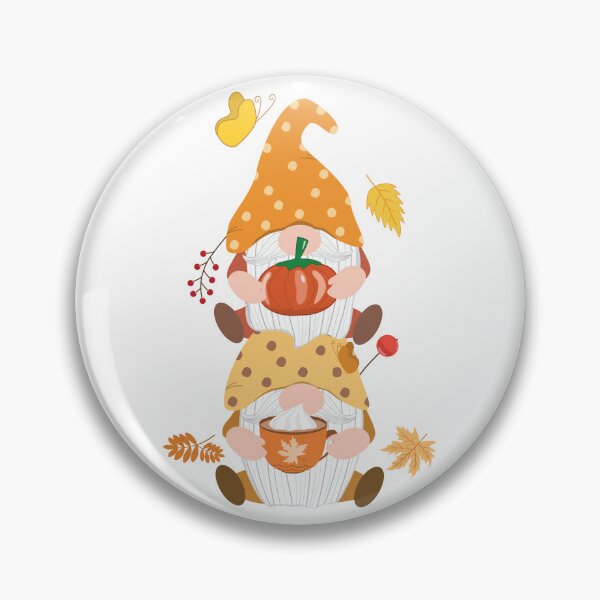 Item preview, Fall Gnomes with Pumpkins And Hot Chocolate designed and sold by IrisDesign20.