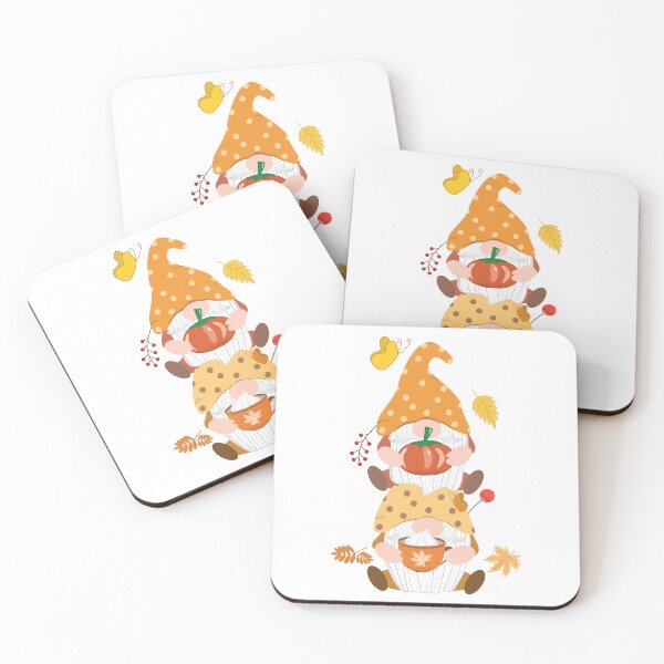 Item preview, Fall Gnomes with Pumpkins And Hot Chocolate designed and sold by IrisDesign20.