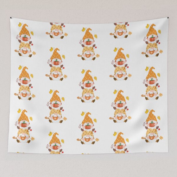 Item preview, Fall Gnomes with Pumpkins And Hot Chocolate designed and sold by IrisDesign20.