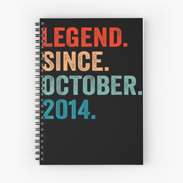 Item preview, 8 Years Old Gifts 8th Birthday Boy Legend Since October 2014  designed and sold by sarahbennetth.