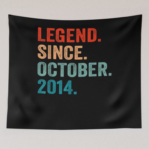 Item preview, 8 Years Old Gifts 8th Birthday Boy Legend Since October 2014  designed and sold by sarahbennetth.