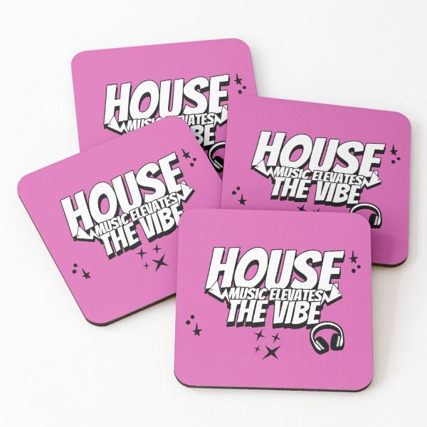 Item preview, House Music Elevates The Vibe (white) designed and sold by Discothreadz.
