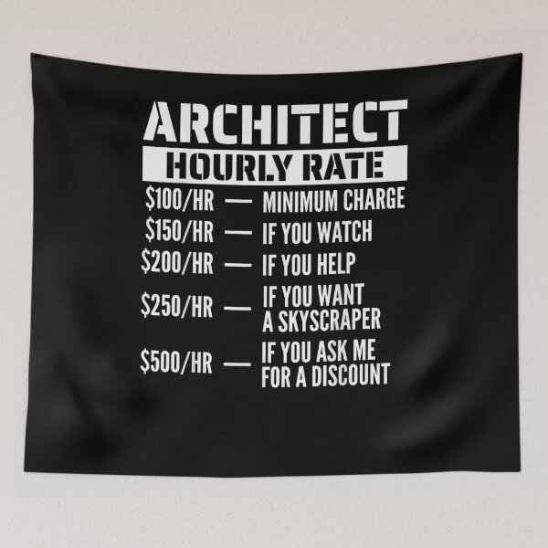 Item preview, Architect Hourly Rate  designed and sold by sarahbennetth.