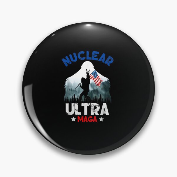 Item preview, Pro Trump Nuclear Ultra Maga Bigfoot American Flag Vintage designed and sold by minmaxlady2022.