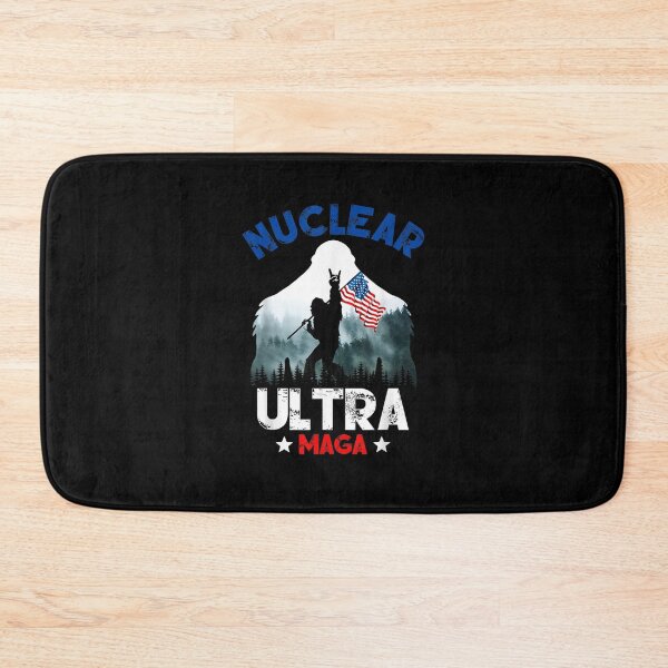 Item preview, Pro Trump Nuclear Ultra Maga Bigfoot American Flag Vintage designed and sold by minmaxlady2022.