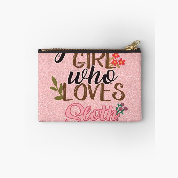 Item preview, Just A Girl Who Love Sloth Cute Pink designed and sold by CarolinLindem.