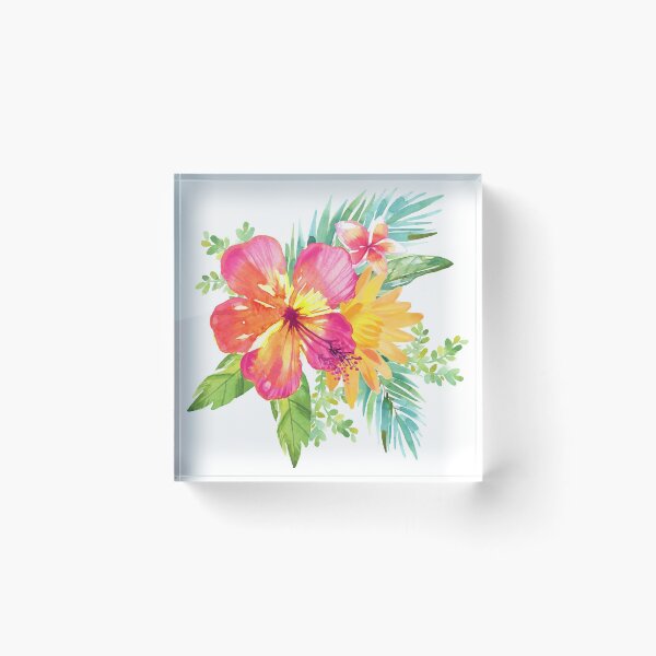 Item preview, Tropical Colorful Flowers designed and sold by junkydotcom.