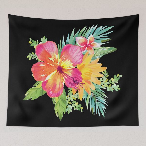 Item preview, Tropical Colorful Flowers designed and sold by junkydotcom.
