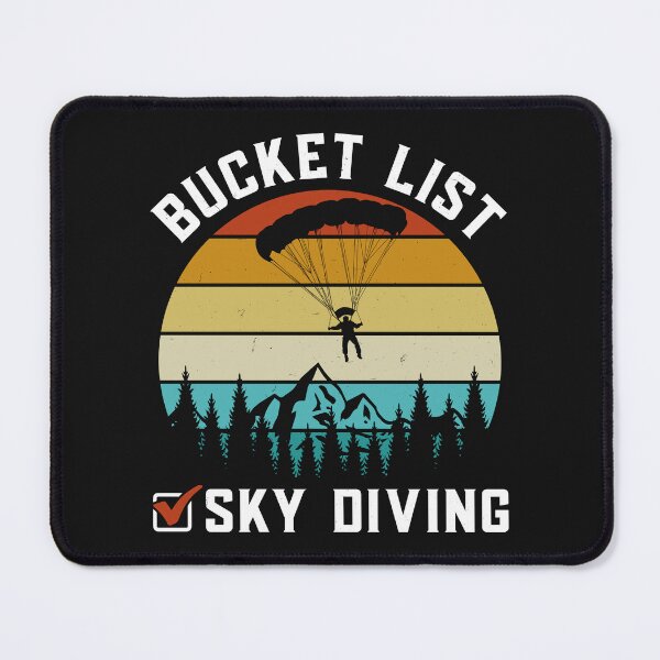 Item preview, Bucket List Skydiving Vintage skydivers designed and sold by VisualPretty.