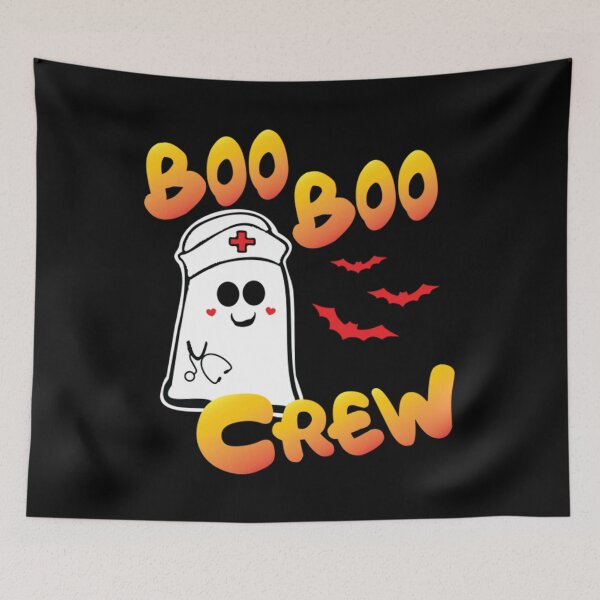 Item preview, Meme Boo Boo Crew Halloween Retro Nurse designed and sold by BufFord71.